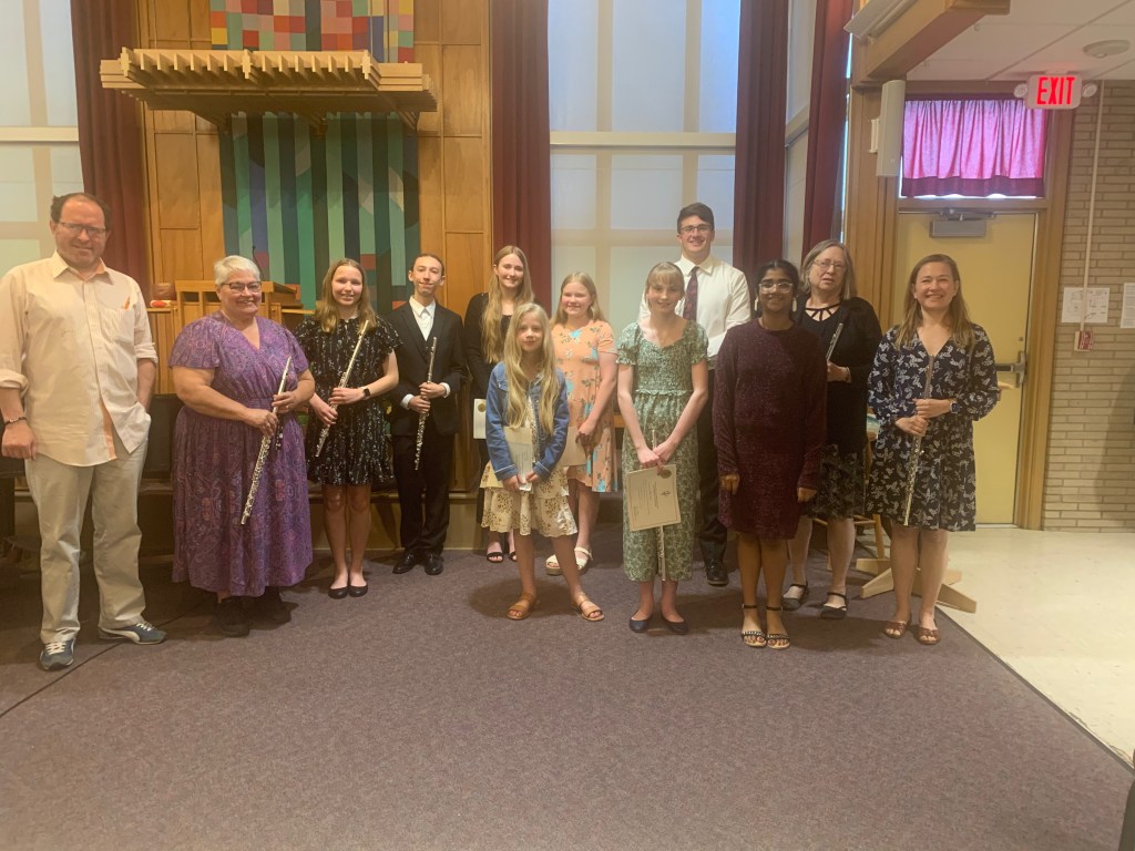 Annual studio recital, April 2024
