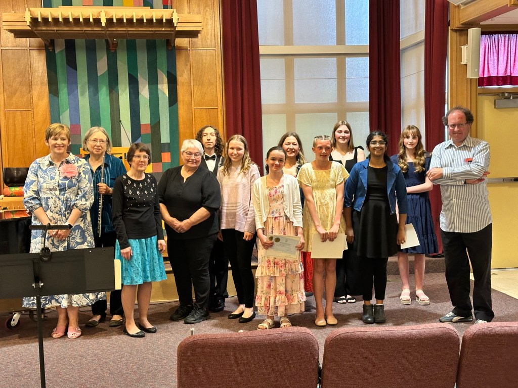 Annual studio recital, April 2025